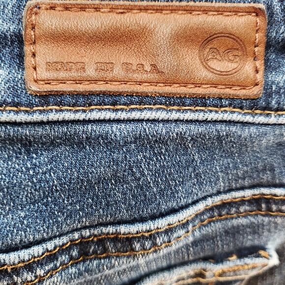 Adriano Goldschmied AG The Stilt Cigarette Leg Blue Jeans Women's 27 Made in USA - Picture 5 of 9